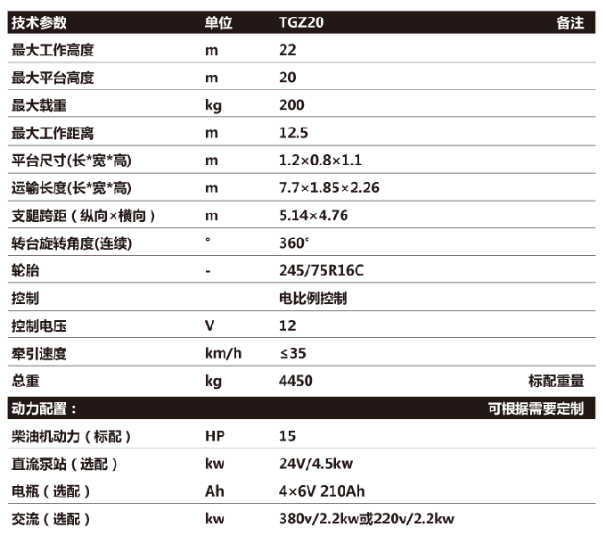 拖車折臂升降機